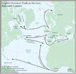 Figure 1.3 English Overseas Trade in the Late Sixteenth Century
