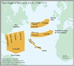 Figure 4.6 New England Overseas Trade, 1768-1772
